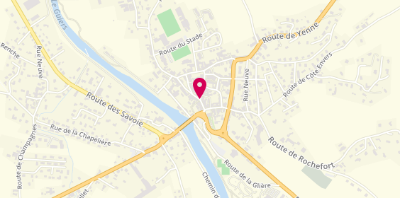 Plan de Cabinet Infirmier, 56 Rue du Centre, 73240 Saint-Genix-les-Villages