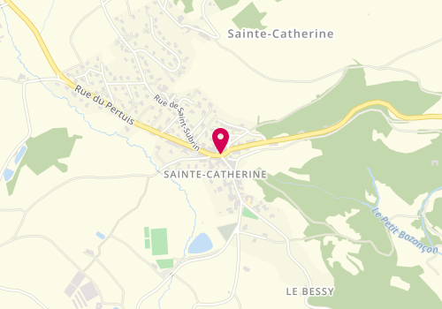 Plan de PAUPERT Claudine, 4 Place de l'Eglise, 69440 Sainte-Catherine