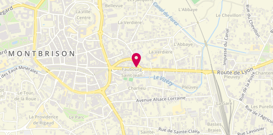 Plan de BAYLE Sylvain, 25 Rue de la Republique, 42600 Montbrison