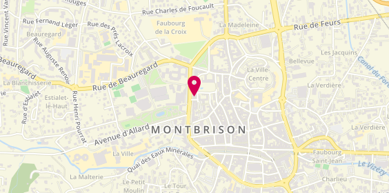 Plan de DUGAY Amandine, 28 Boulevard de la Prefecture, 42600 Montbrison