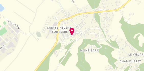 Plan de BUISSON BERTHET CHRISTINE, 10 Place du Prieure, 73460 Sainte-Hélène-sur-Isère