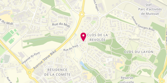 Plan de TCHIDEMIAN Mélanie, 2 Rue Claude Debussy, 38090 Villefontaine