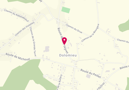 Plan de GUTTIN-DURAND Isabelle, 310 Route de Pre Veyret, 38110 Dolomieu