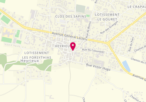 Plan de BONNET Nathalie, 14 Rue du Colombier, 38540 Heyrieux
