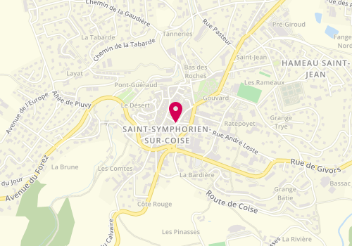 Plan de BORDET Gaëlle, 28 Rue Symphorien Champier, 69590 Saint-Symphorien-sur-Coise