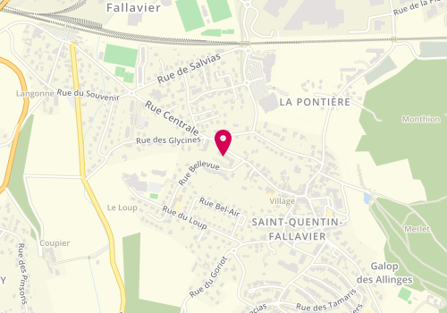 Plan de LOPÉZ Alice, 56 Impasse de la Chartreuse, 38070 Saint-Quentin-Fallavier