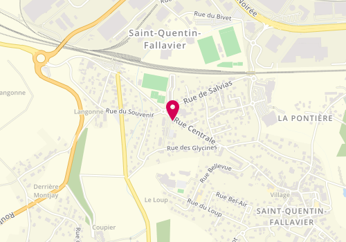 Plan de LACAMBRE Clément, 69 Bis Rue Centrale, 38070 Saint-Quentin-Fallavier