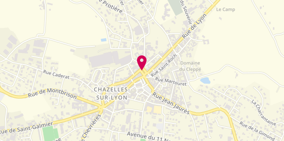 Plan de BENASSIE Stéphane, 5 Bis Carrefour Saint Roch, 42140 Chazelles-sur-Lyon