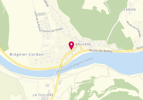 Plan de RIVIERE Laure, 108 Rue Espace Rhône, 01300 Brégnier-Cordon