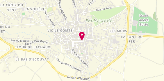 Plan de COUDERT Sylvie, 253 Boulevard du Jeu de Paume, 63270 Vic-le-Comte