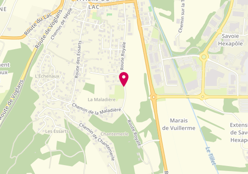 Plan de PLATON Stéphanie, 614 Route Royale, 73420 Viviers-du-Lac