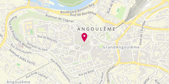 Plan de LAVAUZELLE Alice, 15 Rue Massillon, 16000 Angoulême