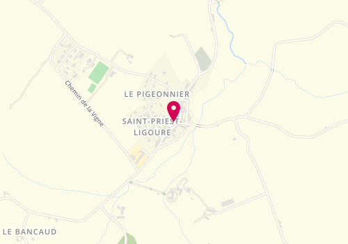Plan de DINDAULT Marion, 6 Rue Cecile Sabourdy, 87800 Saint-Priest-Ligoure
