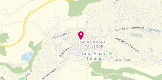 Plan de CHARDES Anne-Gaëlle, 4 Place du Dr Darteyre, 63450 Saint-Amant-Tallende