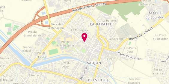 Plan de SOURICE Marine, 26 Bis Place Richelieu, 17600 Saujon