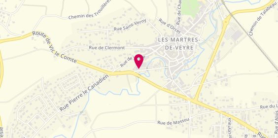Plan de DOS Santos Nathalie, 20 Rue du Grand Clos, 63730 Les Martres-de-Veyre
