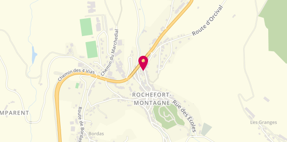 Plan de GOURDY Estelle, Route de Clermont, 63210 Rochefort-Montagne