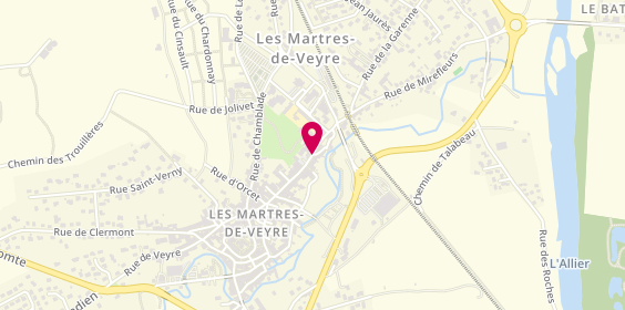 Plan de LATALLERIE Célia, 45 Bis Avenue de la Gare, 63730 Les Martres-de-Veyre