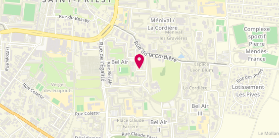 Plan de BENSOUNA Samah, 5 Rue Camille Claudel, 69800 Saint-Priest