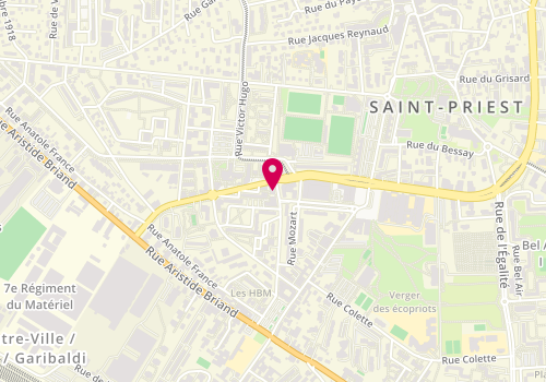 Plan de LUCIANI Souad, 3 Rue du Docteur Gallavardin, 69800 Saint-Priest