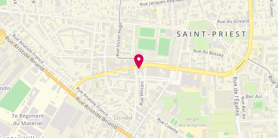 Plan de AKAYOUSSE Amandine, 41 Boulevard Edouard Herriot, 69800 Saint-Priest