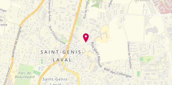 Plan de TREYNET Laurence, 8 Rue Francisque Darcieux, 69230 Saint-Genis-Laval