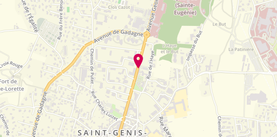 Plan de MORENO Véronique, 33 Avenue Georges Clemenceau, 69230 Saint-Genis-Laval