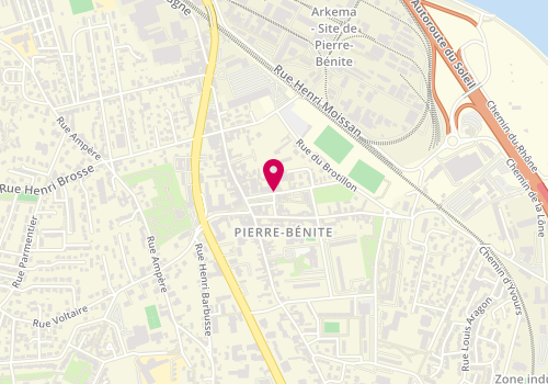 Plan de CHAZE RICHETTA Corinne, 10 Place Jean Jaurès, 69310 Pierre-Bénite