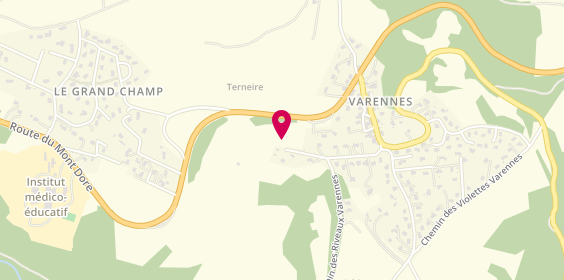 Plan de BALADIER Romain, 26 Chemin des Cours Varennes, 63450 Chanonat
