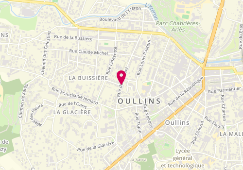 Plan de TARELLO Sylvie, 79 Rue du Buisset, 69600 Oullins