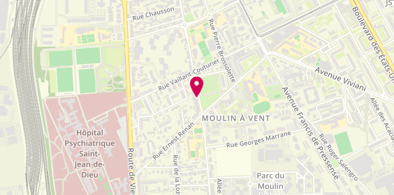 Plan de FELIX Magali, 62 Rue Professeur Roux, 69200 Vénissieux