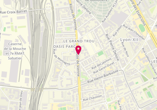 Plan de GRANDJEAN Senami, 189 Route de Vienne, 69008 Lyon