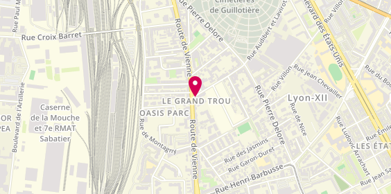 Plan de BENTOUMI Saliha, 101 Rue Audibert et Lavirotte, 69008 Lyon