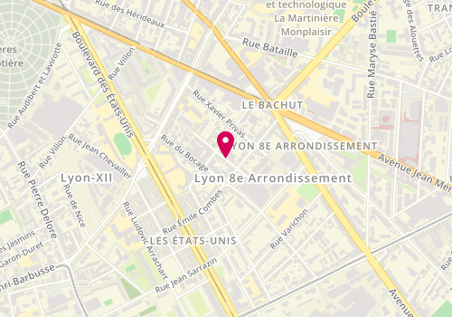 Plan de SALMI Tahar, 29 Rue Antoine Péricaud, 69008 Lyon