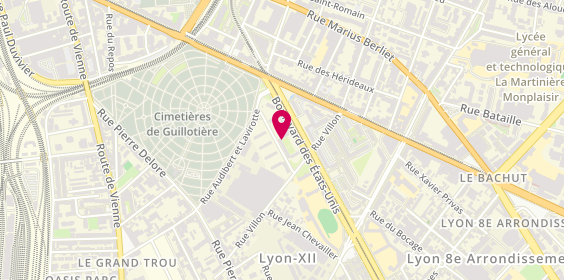 Plan de ADOUMBOU Violaine, 20 Boulevard des Etats-Unis, 69008 Lyon