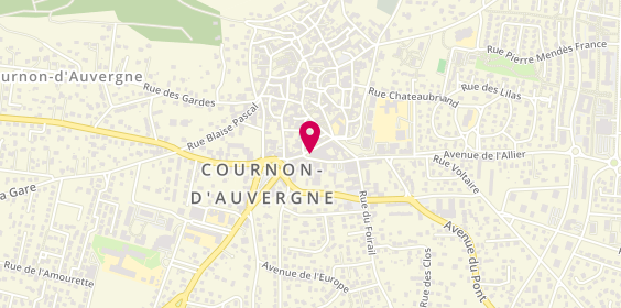 Plan de LEBRE Céline, 17 Rue du Commerce, 63800 Cournon-d'Auvergne