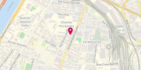 Plan de ADAMOWICZ Sophie, 17 Rue des Balançoires, 69007 Lyon