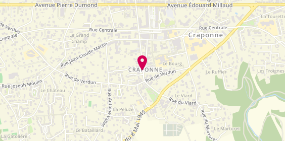 Plan de ARVILLE Sandrine, Place Charles de Gaulle, 69290 Craponne