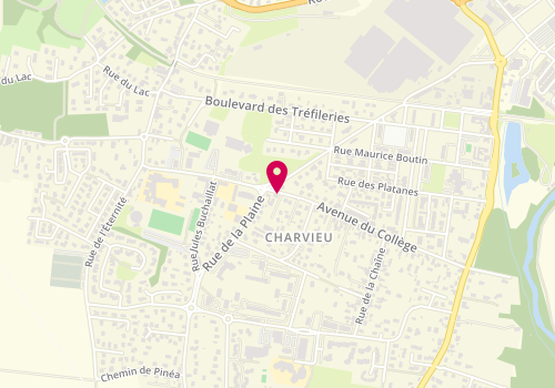 Plan de JALLABERT Carine, 63 Avenue du Collège, 38230 Charvieu-Chavagneux