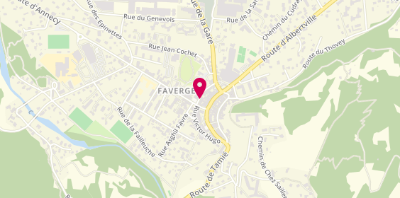 Plan de GERVAIS Marine, 105 Rue Victor Hugo, 74210 Faverges-Seythenex