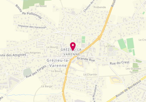 Plan de GRAVA Myriam, 3 Rue de l'Artisanat, 69290 Grézieu-la-Varenne