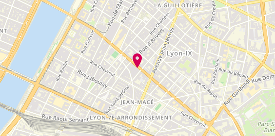 Plan de CATALAN Flavie, 42 Rue de l'Université, 69007 Lyon