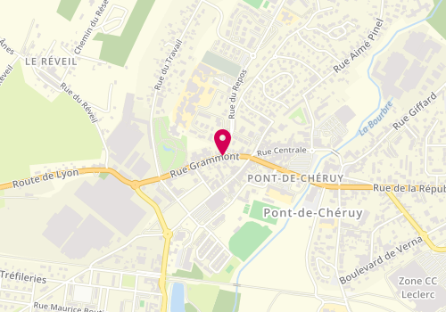 Plan de MAIOU RIPERT Fanny, 38 Rue Grammont, 38230 Pont-de-Chéruy