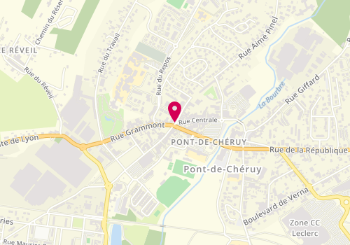 Plan de MESCLON Stéphanie, 19 Rue Centrale, 38230 Pont-de-Chéruy
