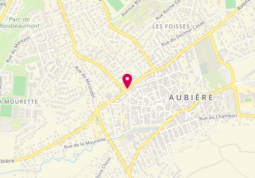 Plan de CAILLOU-CARBONNEL Roseline, 2 Rue Champvoisin, 63170 Aubière