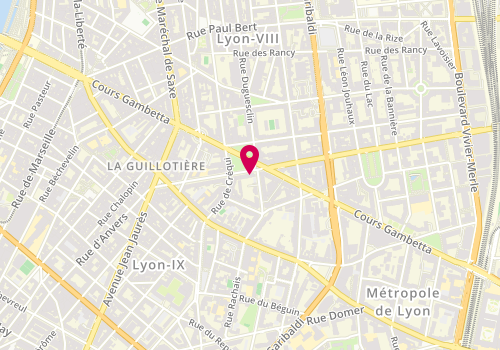 Plan de TURCATO Frédérique, 34 Avenue Felix Faure, 69007 Lyon