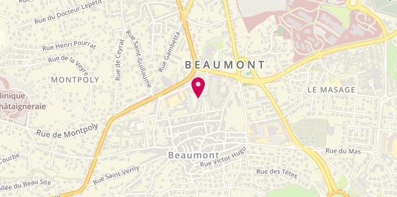 Plan de COURTINE Emmanuel, 7 Rue du Grand Champ, 63110 Beaumont