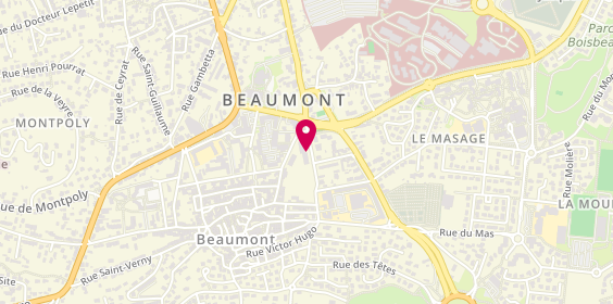 Plan de ALONSO-JORGE Sophie, 205 Rue Vercingétorix, 63110 Beaumont