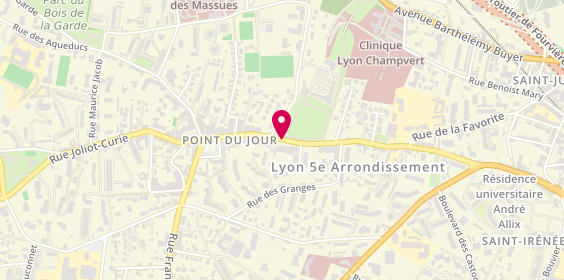 Plan de BAUDON Sandrine, 63 Avenue du Point du Jour, 69005 Lyon