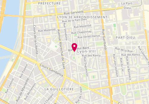Plan de WAIGNON Bérénice, 220 Rue de Crequi, 69003 Lyon